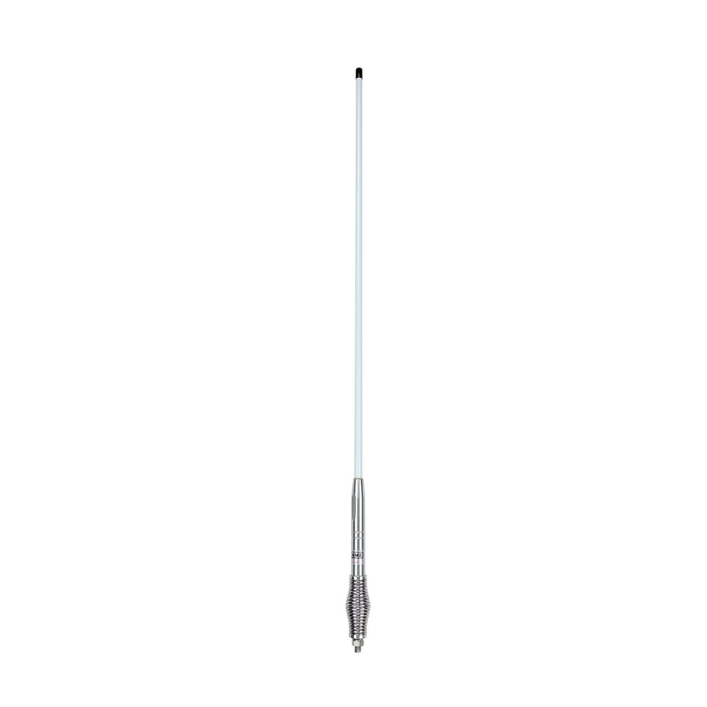 Antenna 1.04 metre Colinear - Medium Barrel Spring - White (6.6dBi Gain)