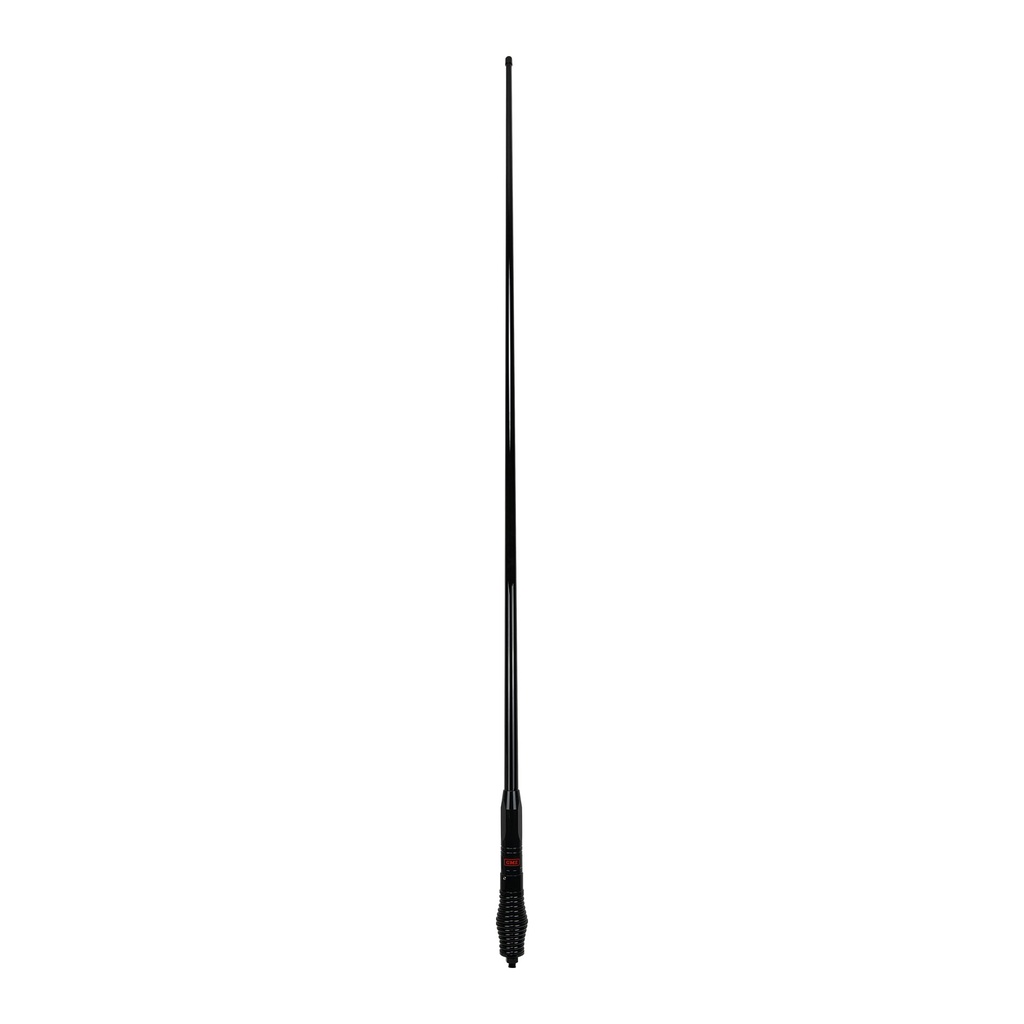 [103928] AE4706 Antenna 2.1 metre Colinear - H/Duty Barrel Spring - Black (8.1dBi Gain)