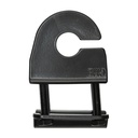 2.5mm Mirror Mount with Cable Slot - Black