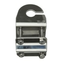 2.5mm Mirror Mount with Cable Slot - Stainless Steel