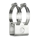 Heavy Duty Bull Bar Bracket w/ Hose Clamps