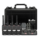 GME TX677QP 2 Watt UHF CB Handheld Radio - Quad Pack - Black