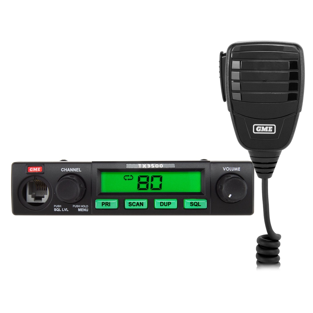 [103938] GME TX3500S, UHF CB Radio,  5 Watt, 80 Channel, Compact