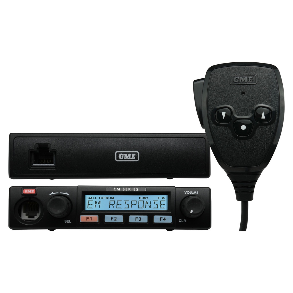 GME CM60 P25 Mobile Radio, UHF 450-520MHz, 25-Watt, Local Head