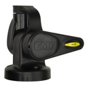 Single Swivel Round Antenna Base - Suits AW36XX Whips - Black