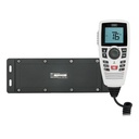 GME GX750W Black Box VHF Marine Radio, LCD Controller Mic - White