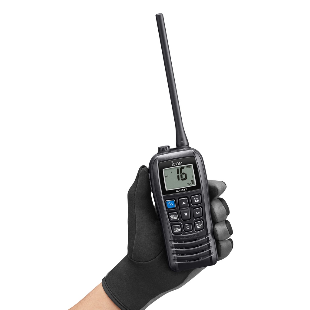 IC-M37E Floating Handheld Marine VHF Radio