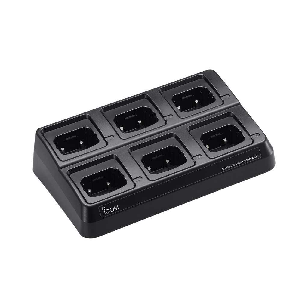 Icom Six Bay Charger, Incs Adaptor Cups, t/s M73