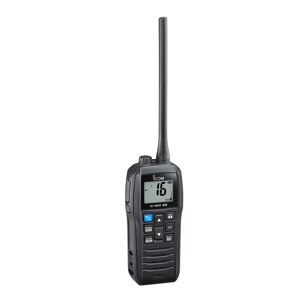 IC-M25EURO Floating 5W Handheld Marine VHF Radio