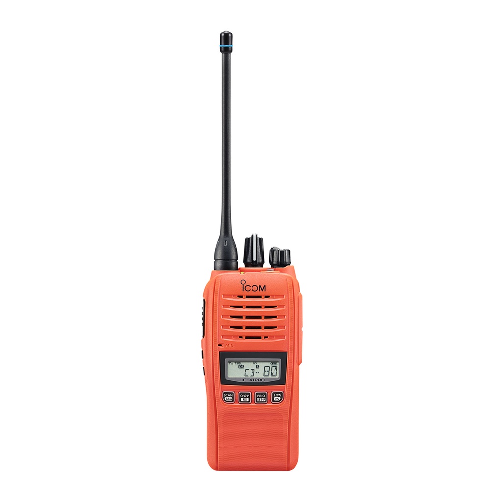 [140792] IC-41PRO 5 Watt UHF CB/LMR Handheld Radio (Orange)