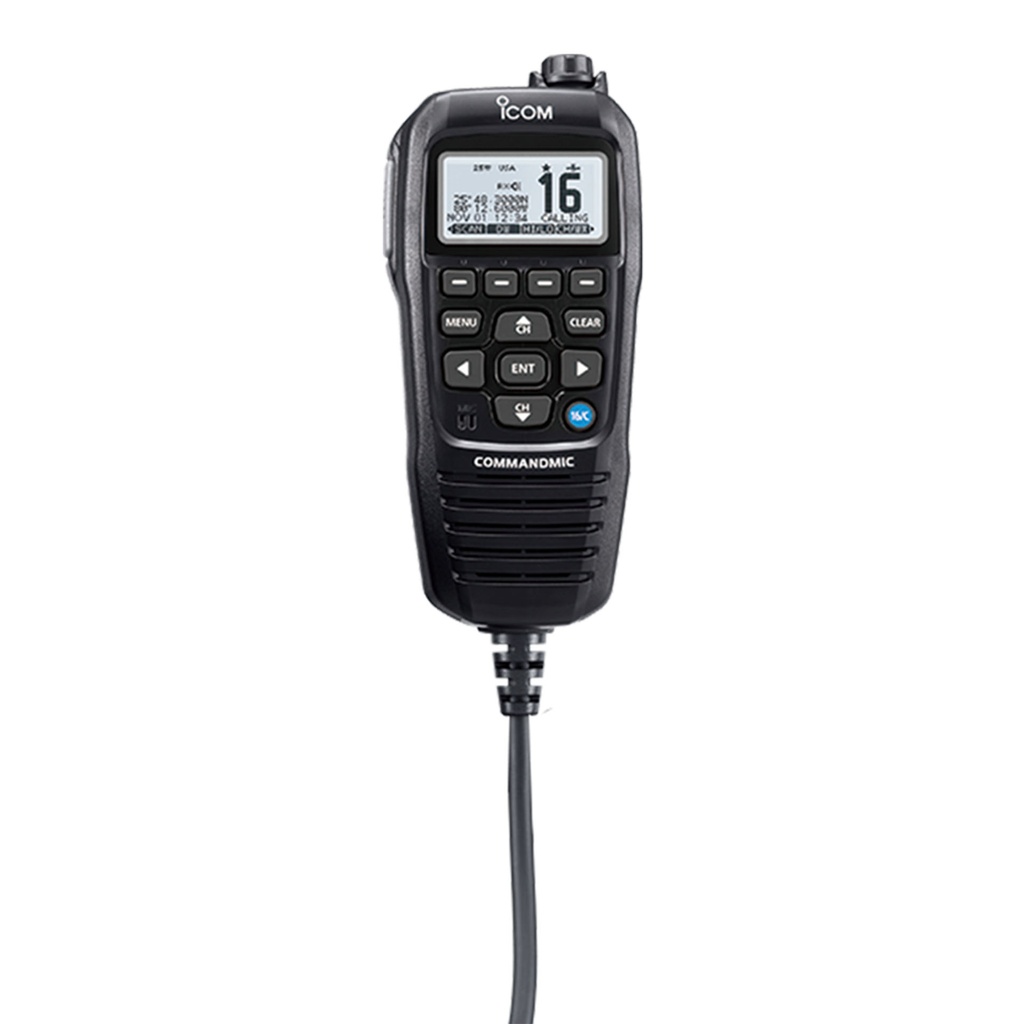 [140988] Icom Command Microphone for IC-M605EURO, Black