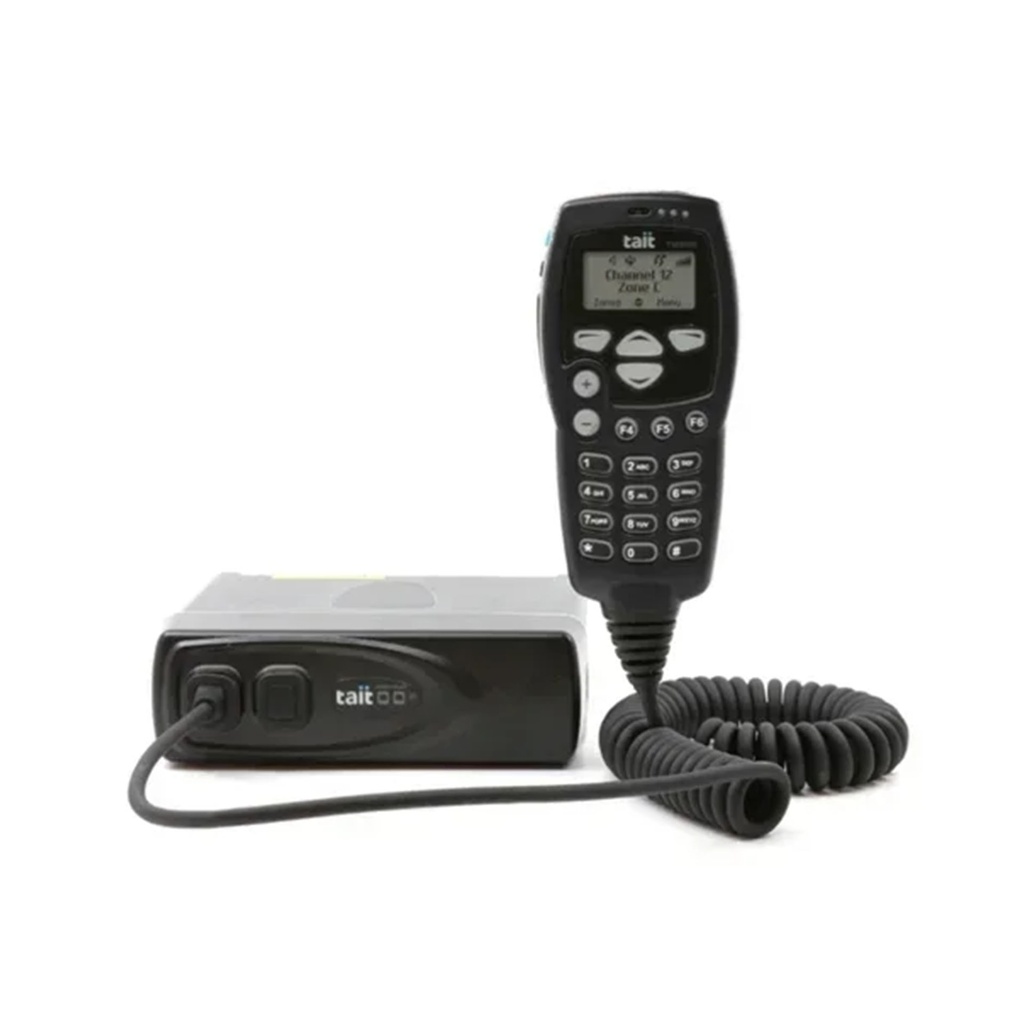 [141770] TM9355 Mobile Radio, 136-174MHz, Tri Mode, HHCH, 6 Metre Extension, U-Cradle, External Speaker, Axiom TWX450 Cellular Kit