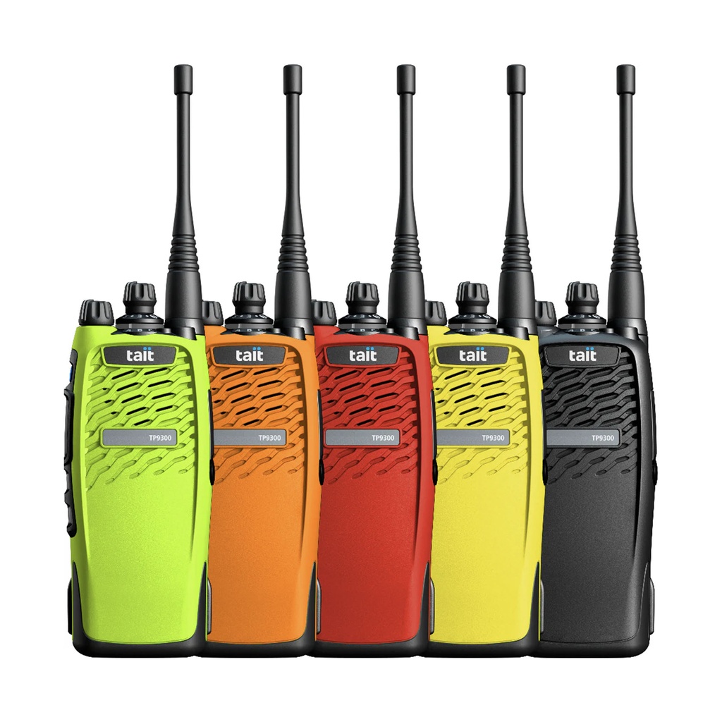 [191390] TP9300 Portable DMR Radio (No Keypad or Display, Black, VHF 136-174MHz, 136-151MHz Helical, Tri Mode)
