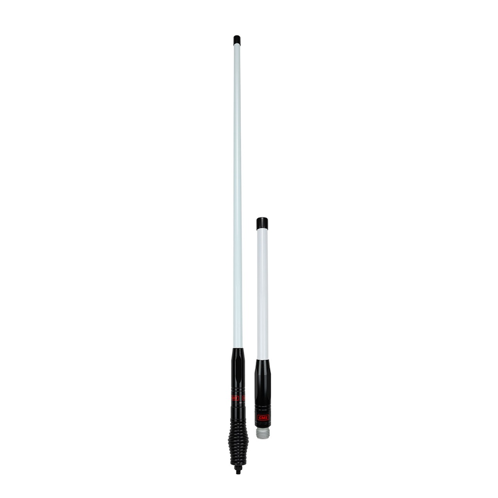 [193902] AE4705WBTP UHF CB Colinear All-Terrain Pack, Heavy Duty, 6.6dBi & 2.1dBi, White & Black