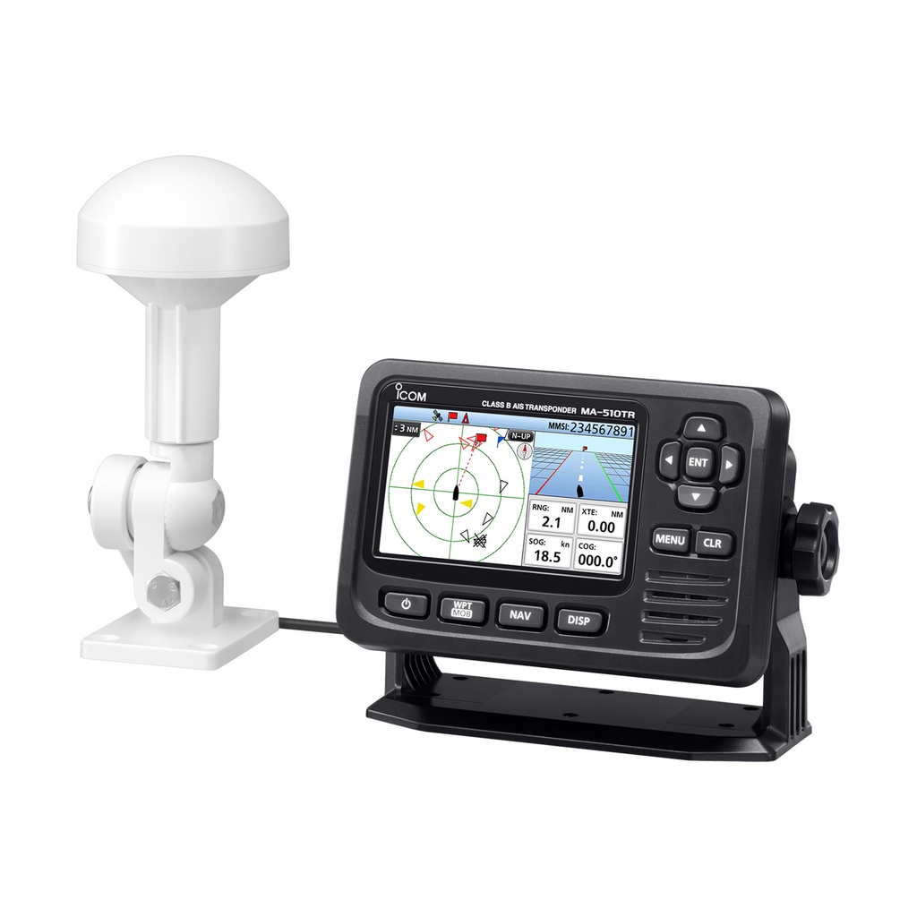 [195068] Icom MA-510TR Class B AIS Transceiver w/ 4.3" Colour LCD, Includes GPS Antenna