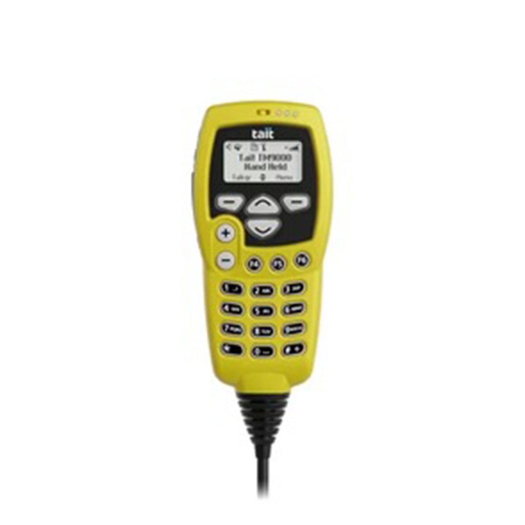 [195237] TM9455 P25 Phase 2 CAP Encryption AES/DES UHF 1  Mobile - 400-470M w/ Yellow HHCH, U-Cradle install kit & 6m remote kit