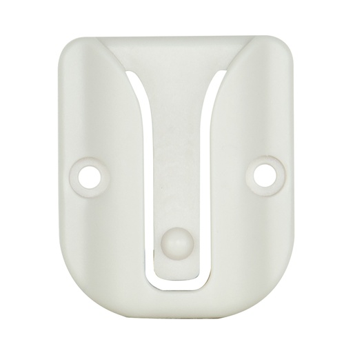 [103337] Plastic Microphone Bracket - White