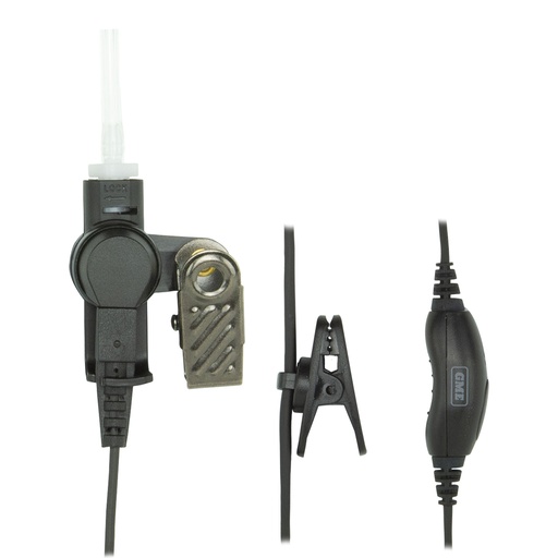 [103675] Security Kit - Clear Eartube & Lapel Microphone - Suit TX665/TX667/TX675/TX677/TX685/TX6150