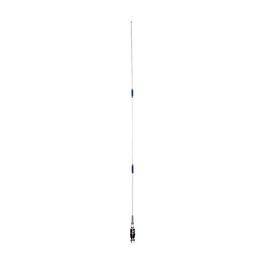 [103844] AE409L Antenna 8300mm/1230mm, Fold Down, S/S Whip, 6 & 9 dBi