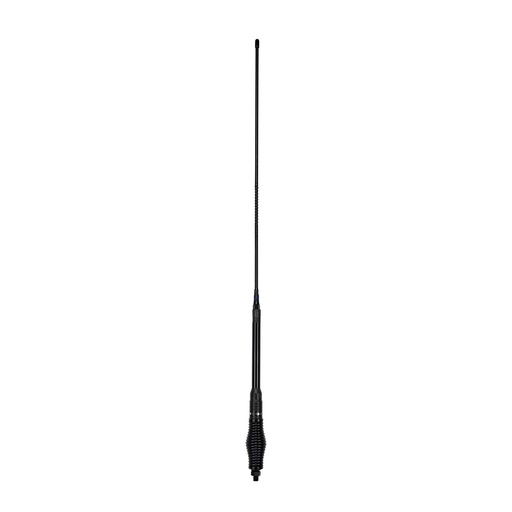 [103868] AE4018BK1 Antenna 97cm E/Feed, H/Duty, Black AS002 Spring, Black F/Glass Whip (6.6dBi Gain)