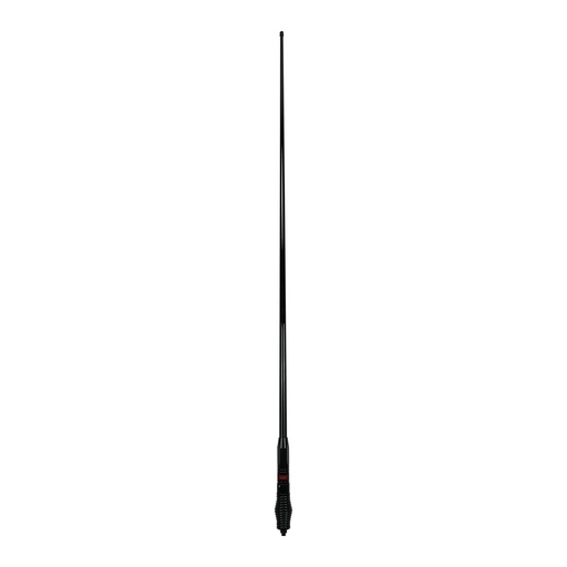 [103928] AE4706 Antenna 2.1 metre Colinear - H/Duty Barrel Spring - Black (8.1dBi Gain)