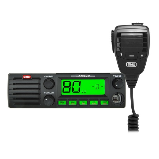 [140001] GME TX4500S, 5 Watt, DIN Mount, 80 Channel UHF CB Radio w/ScanSuite