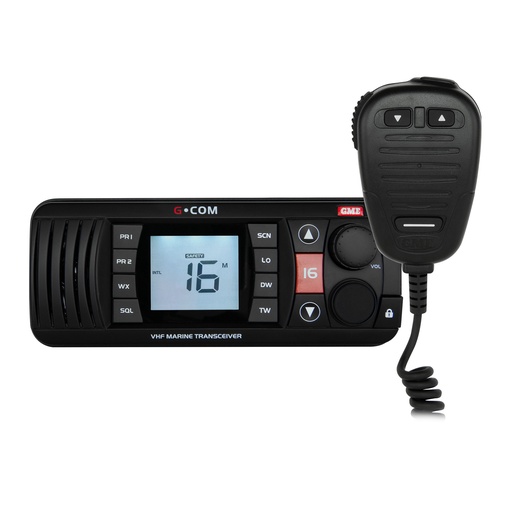 [103502] GME GX700B VHF Fixed Mount Marine Radio - BLACK